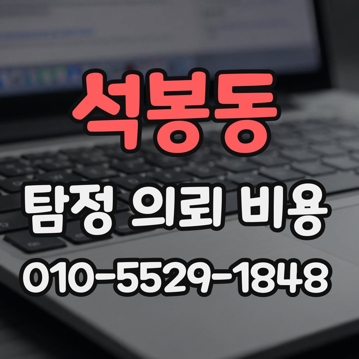 석봉동 탐정 의뢰 비용