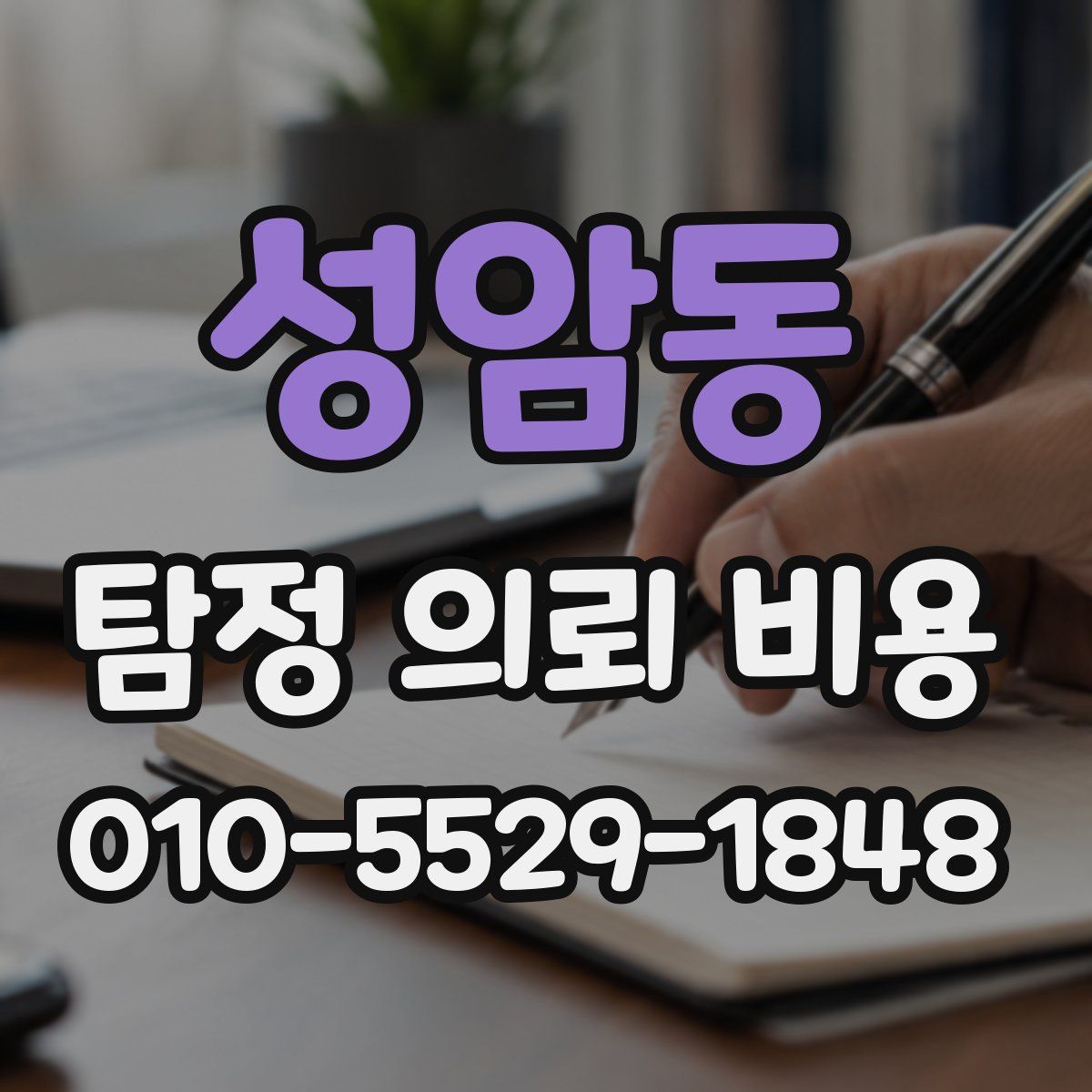 성암동 탐정 의뢰 비용