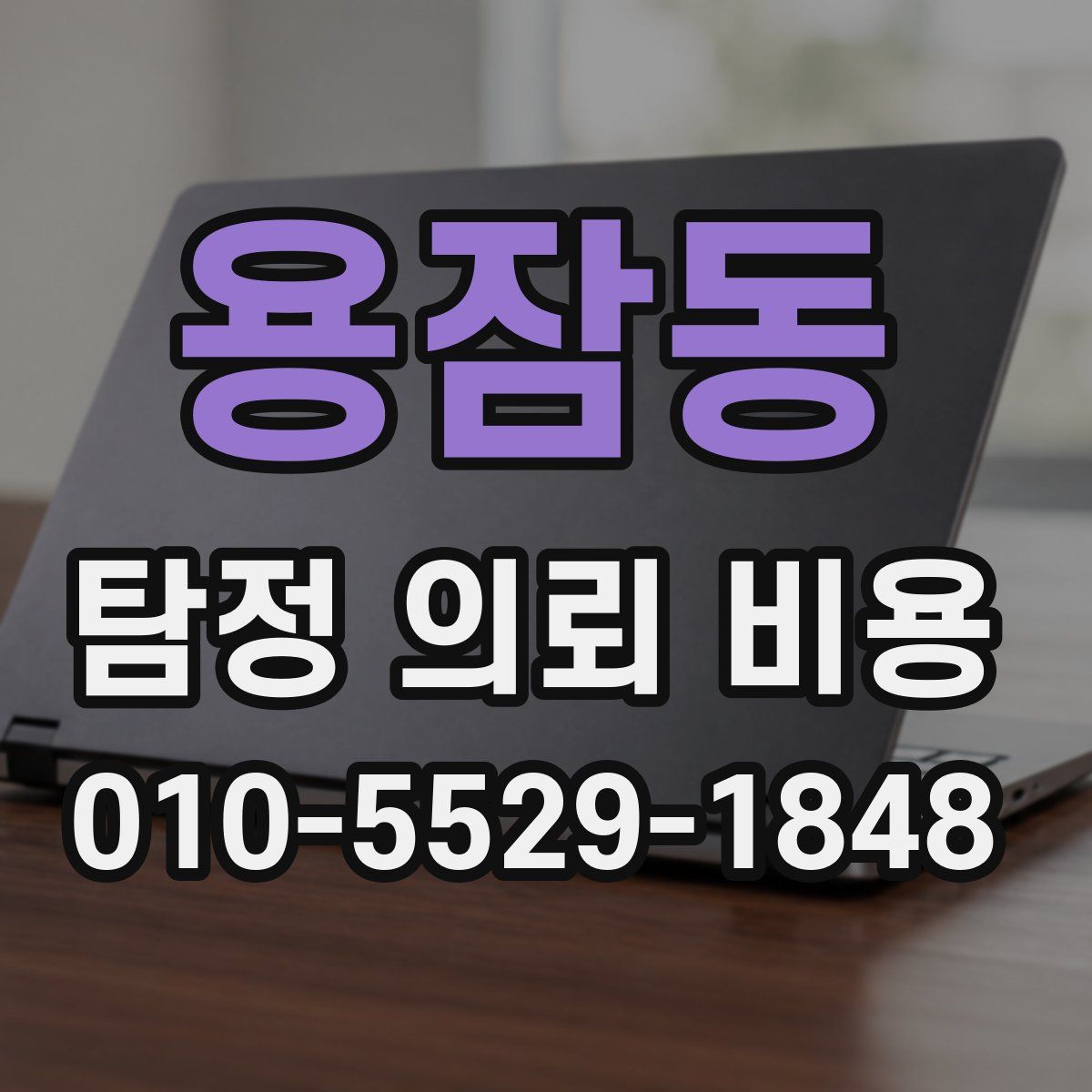 용잠동 탐정 의뢰 비용