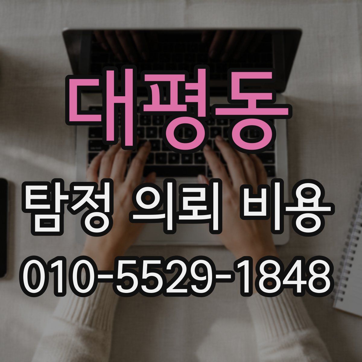 대평동 탐정 의뢰 비용
