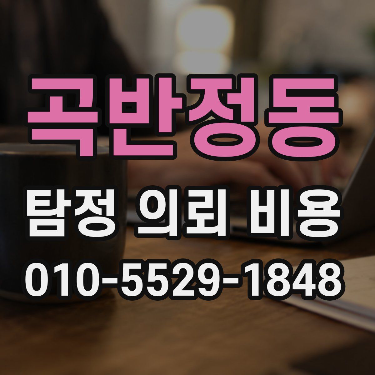 곡반정동 탐정 의뢰 비용