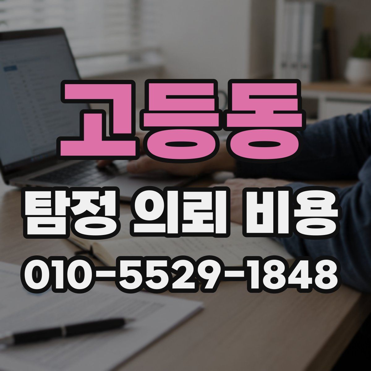 고등동 탐정 의뢰 비용