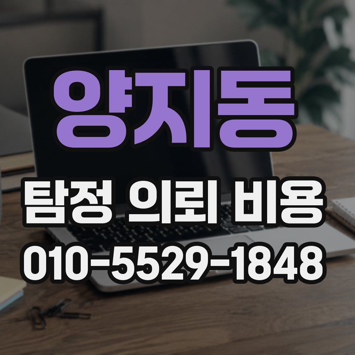 양지동 탐정 의뢰 비용