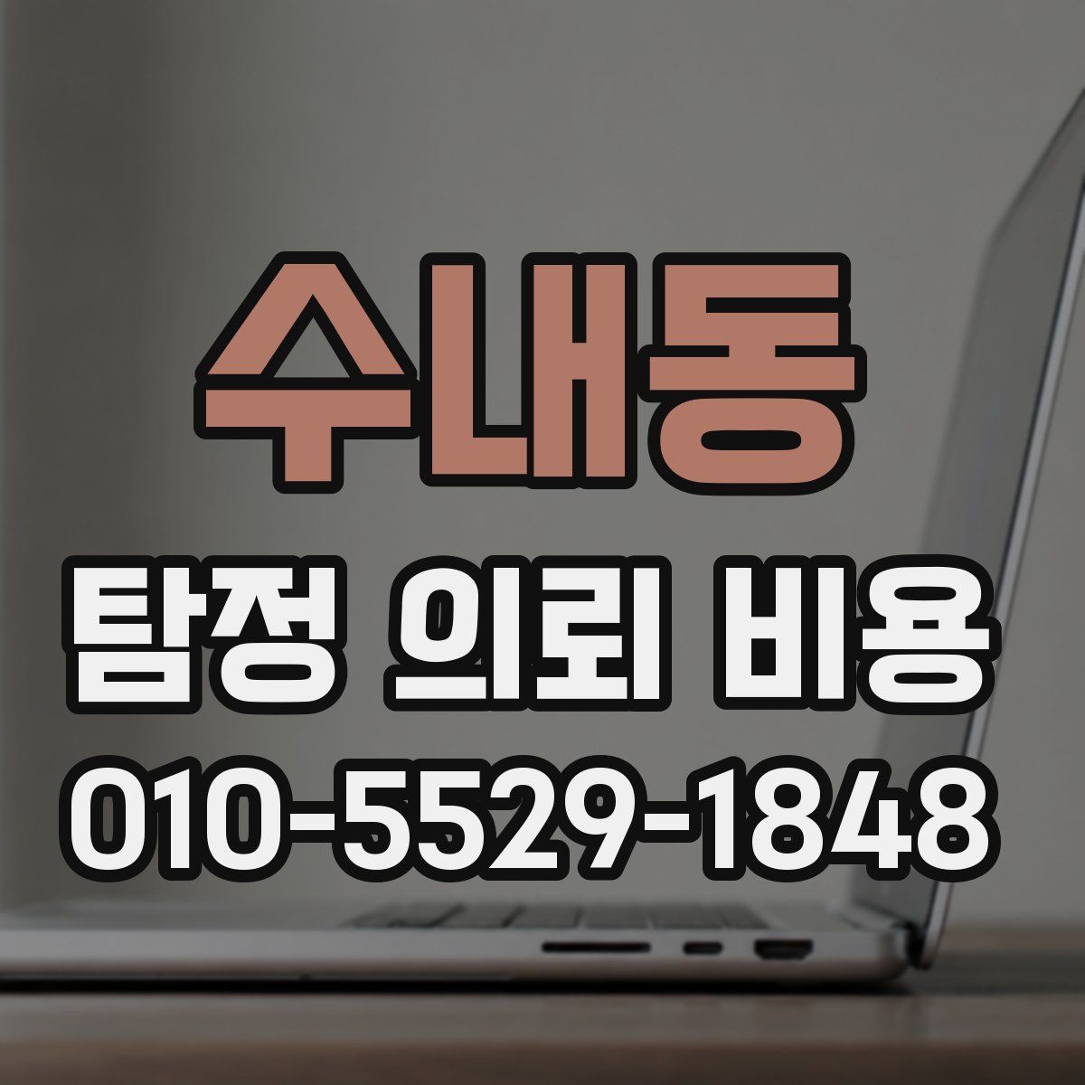 수내동 탐정 의뢰 비용