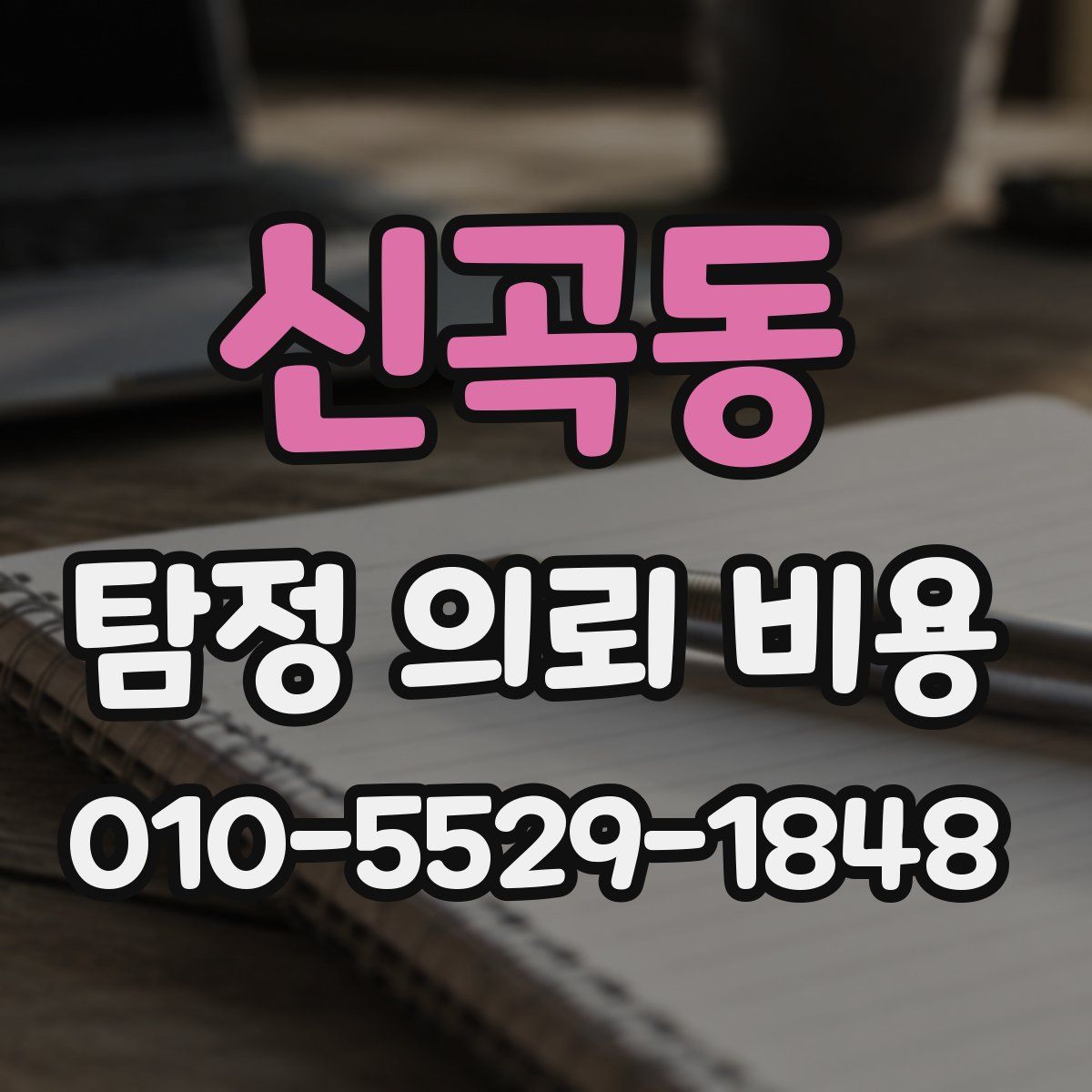 신곡동 탐정 의뢰 비용