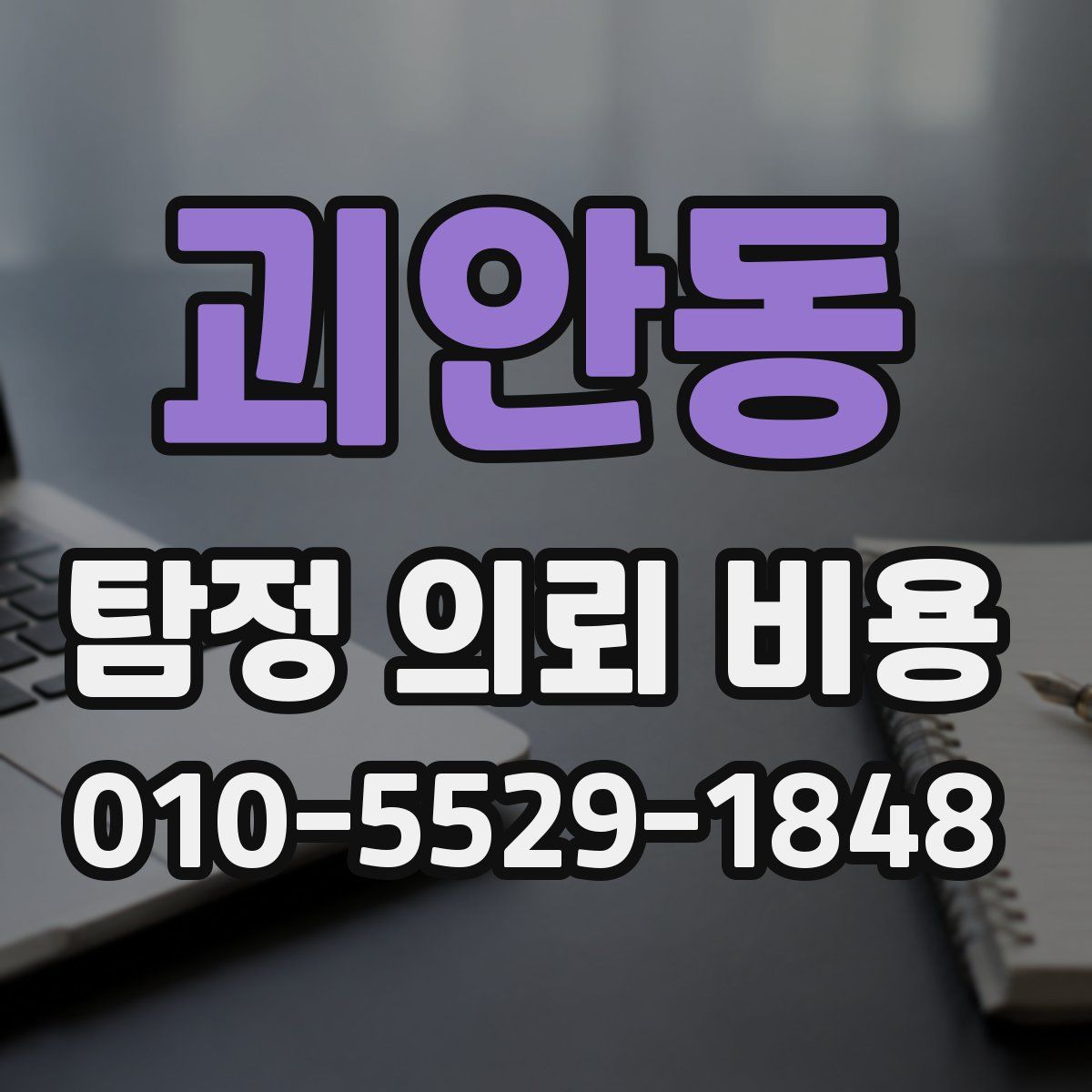 괴안동 탐정 의뢰 비용