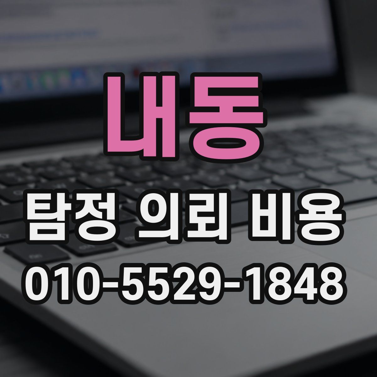 내동 탐정 의뢰 비용