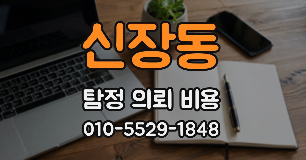 신장동 탐정 의뢰 비용
