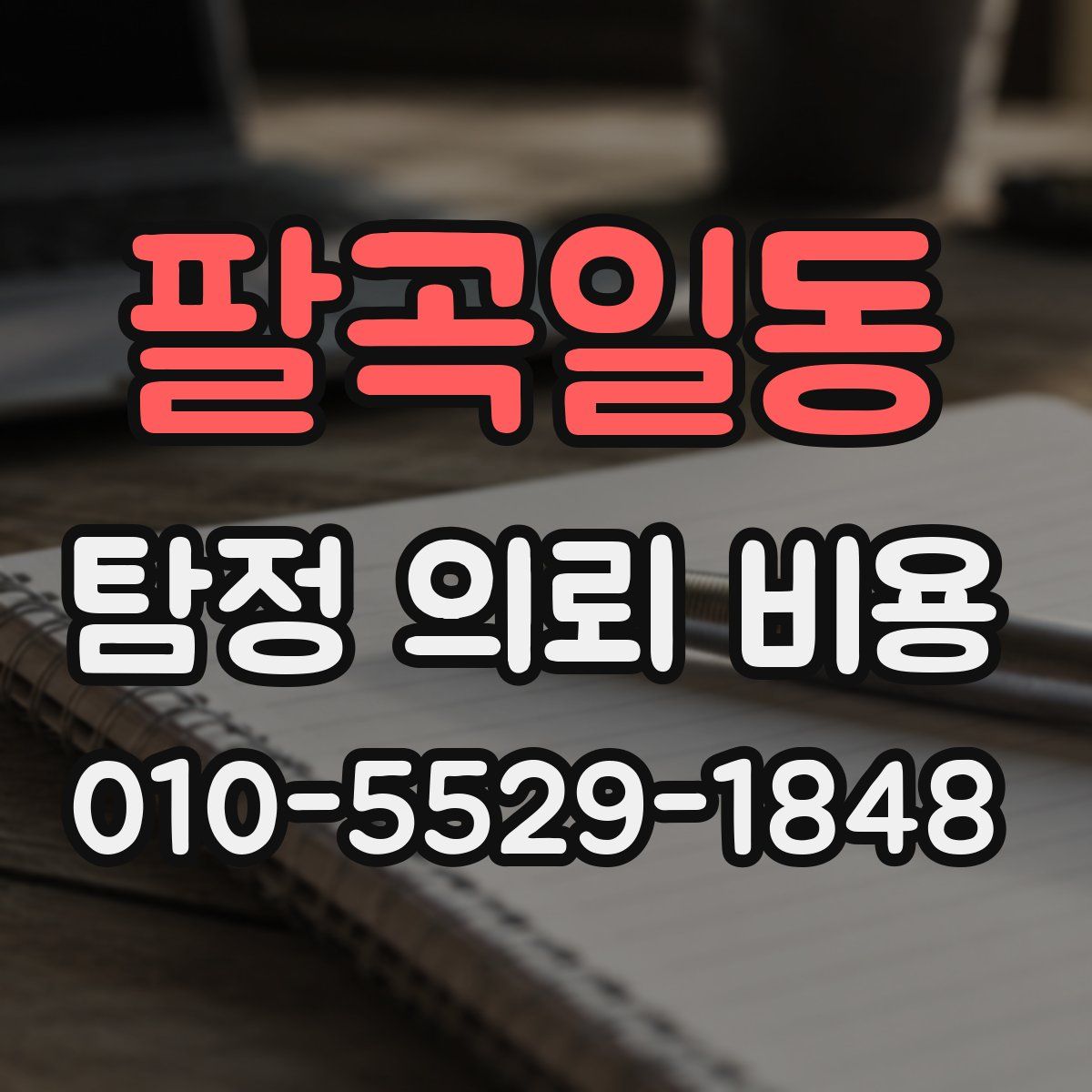 팔곡일동 탐정 의뢰 비용