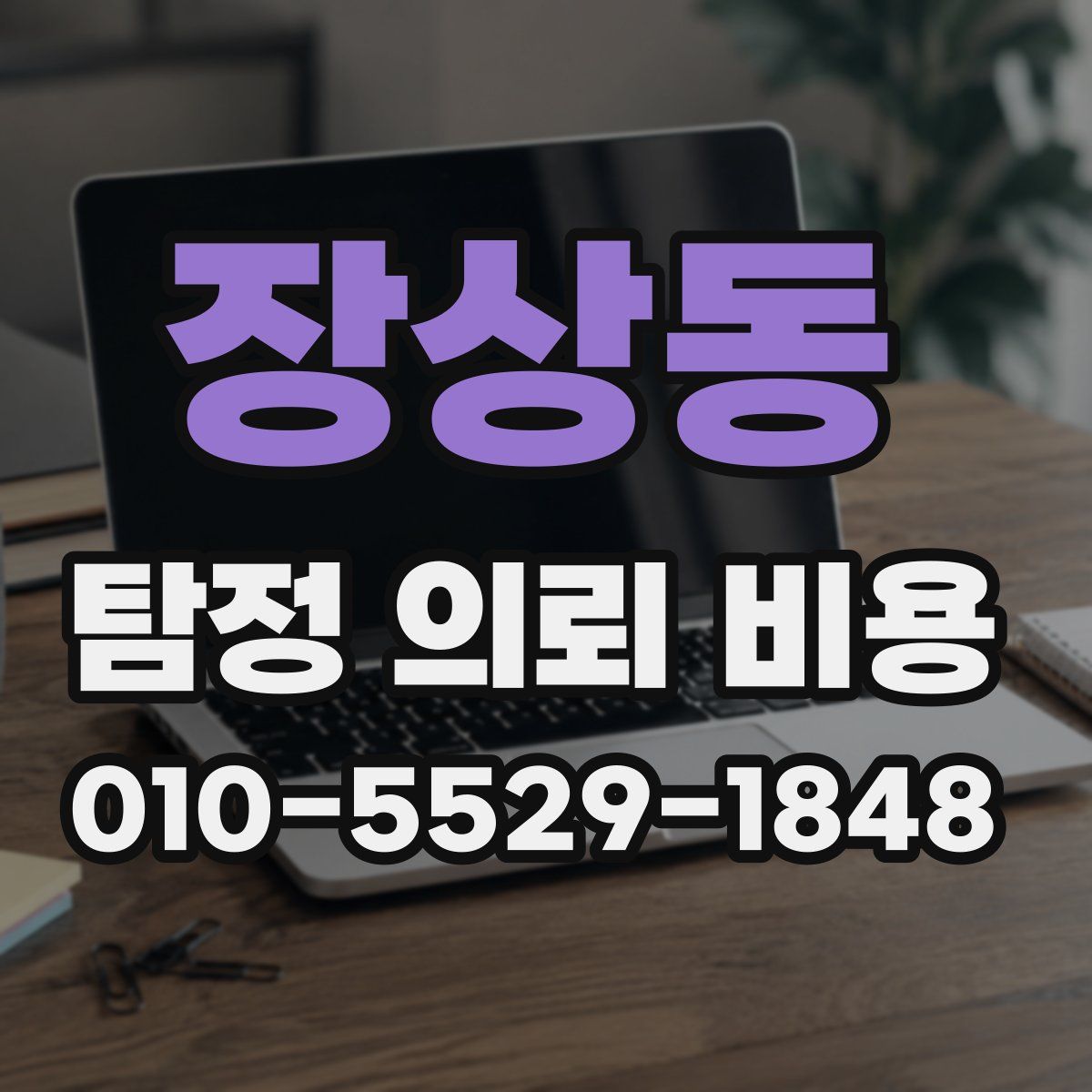 장상동 탐정 의뢰 비용