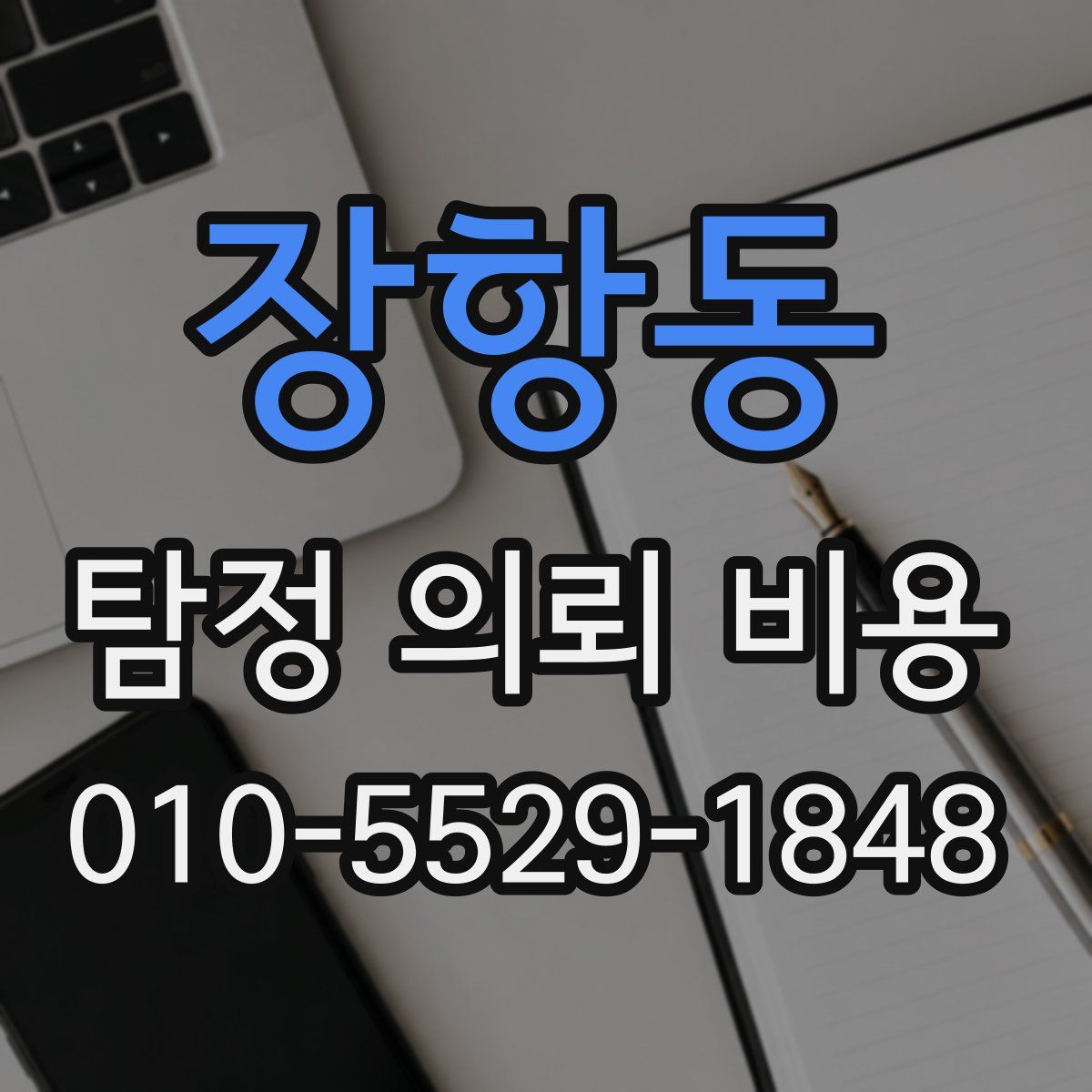 장항동 탐정 의뢰 비용