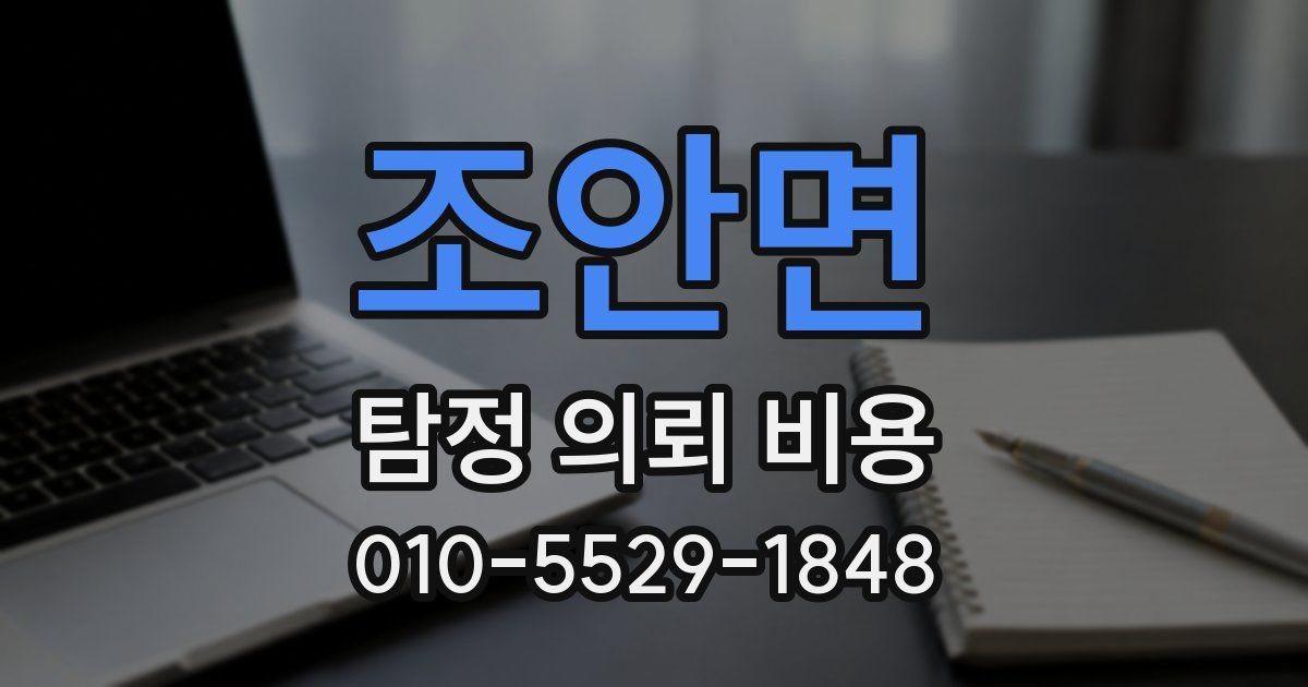 조안면 탐정 의뢰 비용