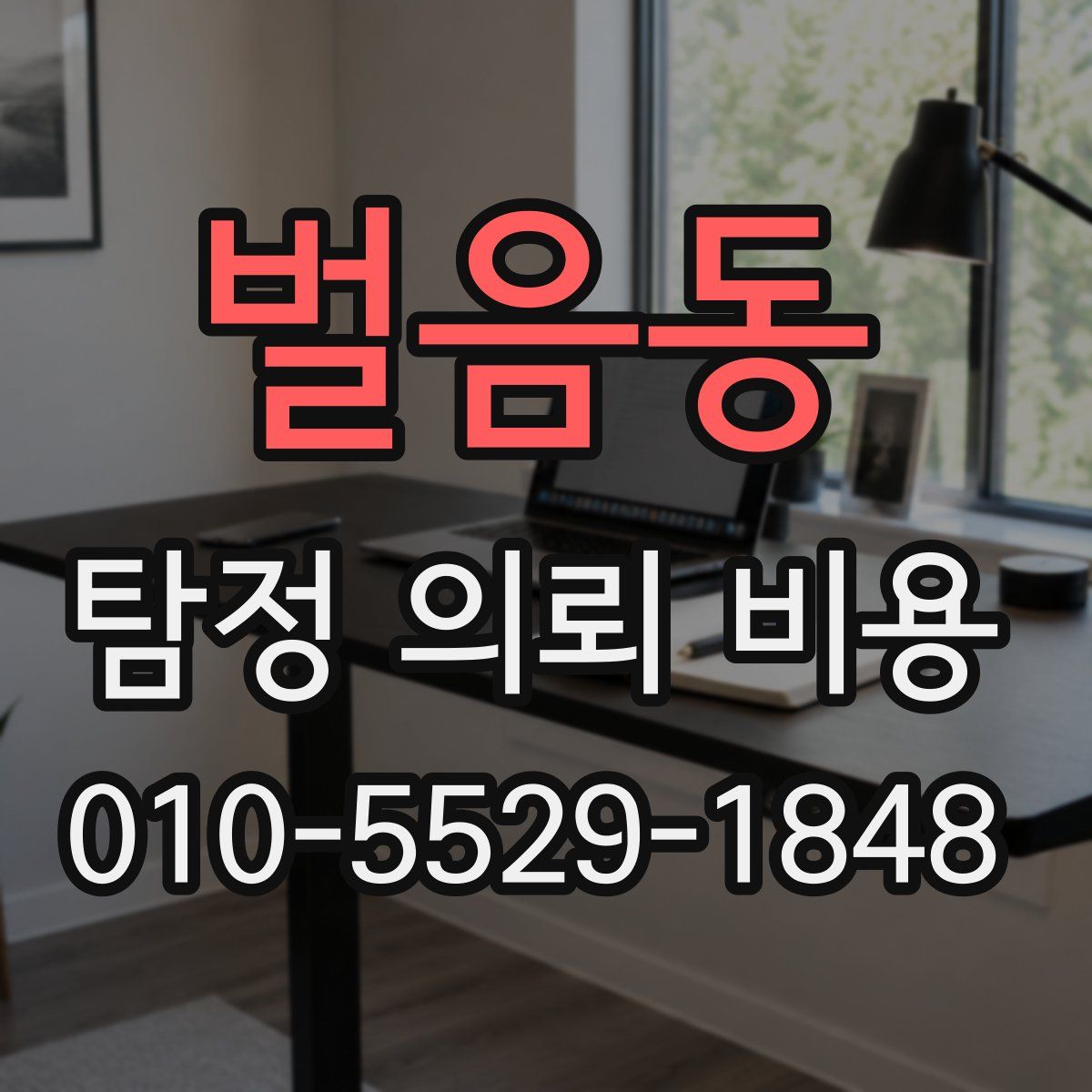 벌음동 탐정 의뢰 비용