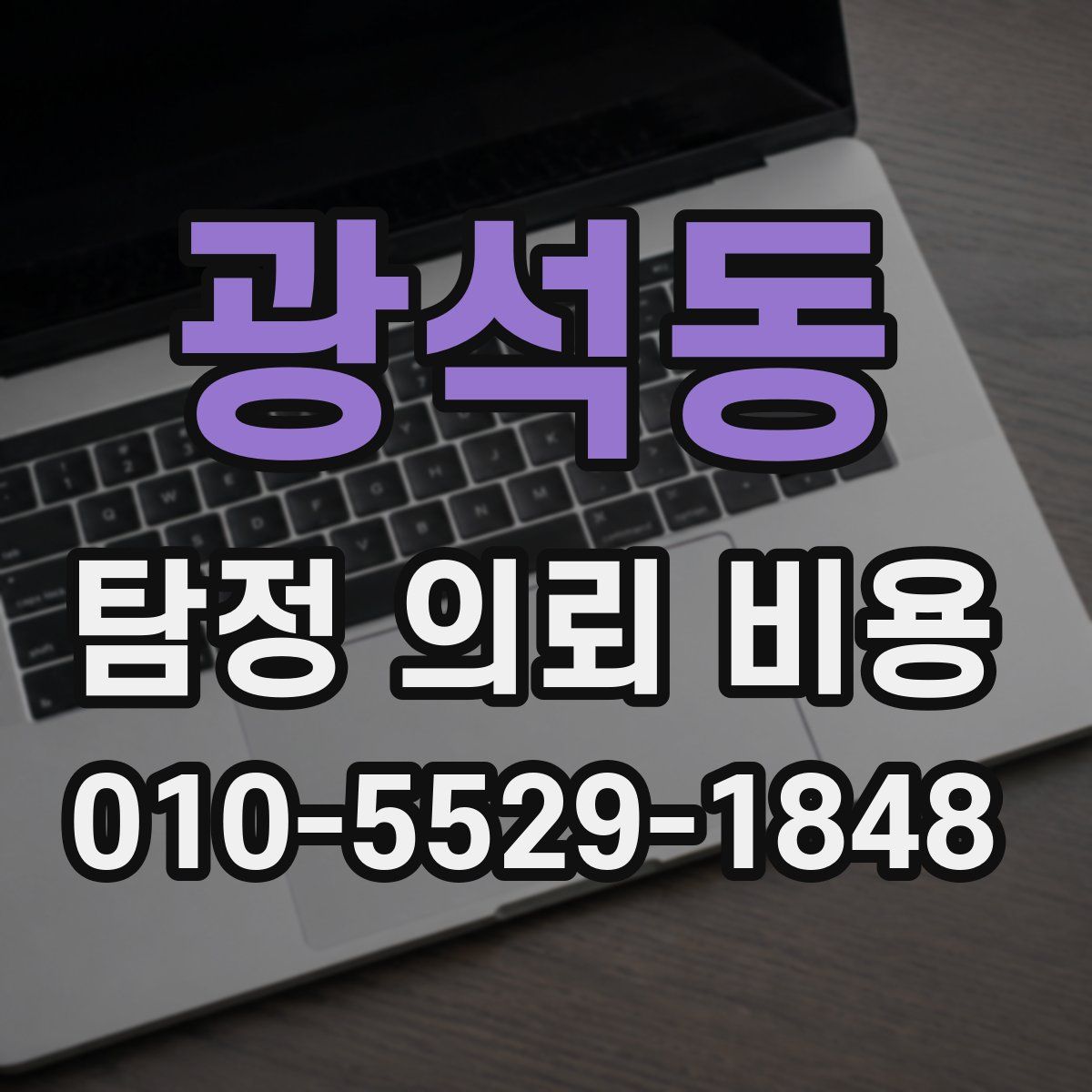 광석동 탐정 의뢰 비용