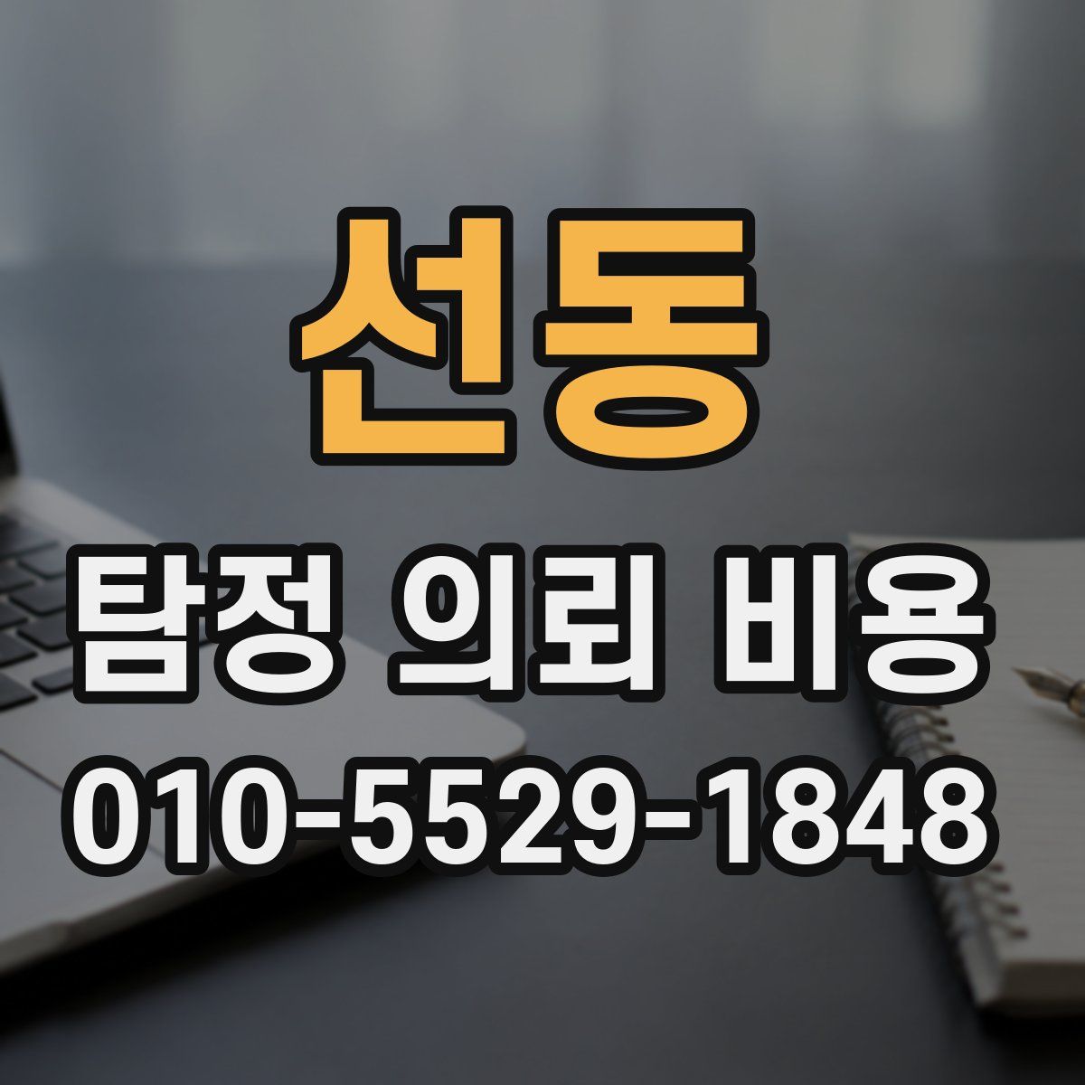 선동 탐정 의뢰 비용