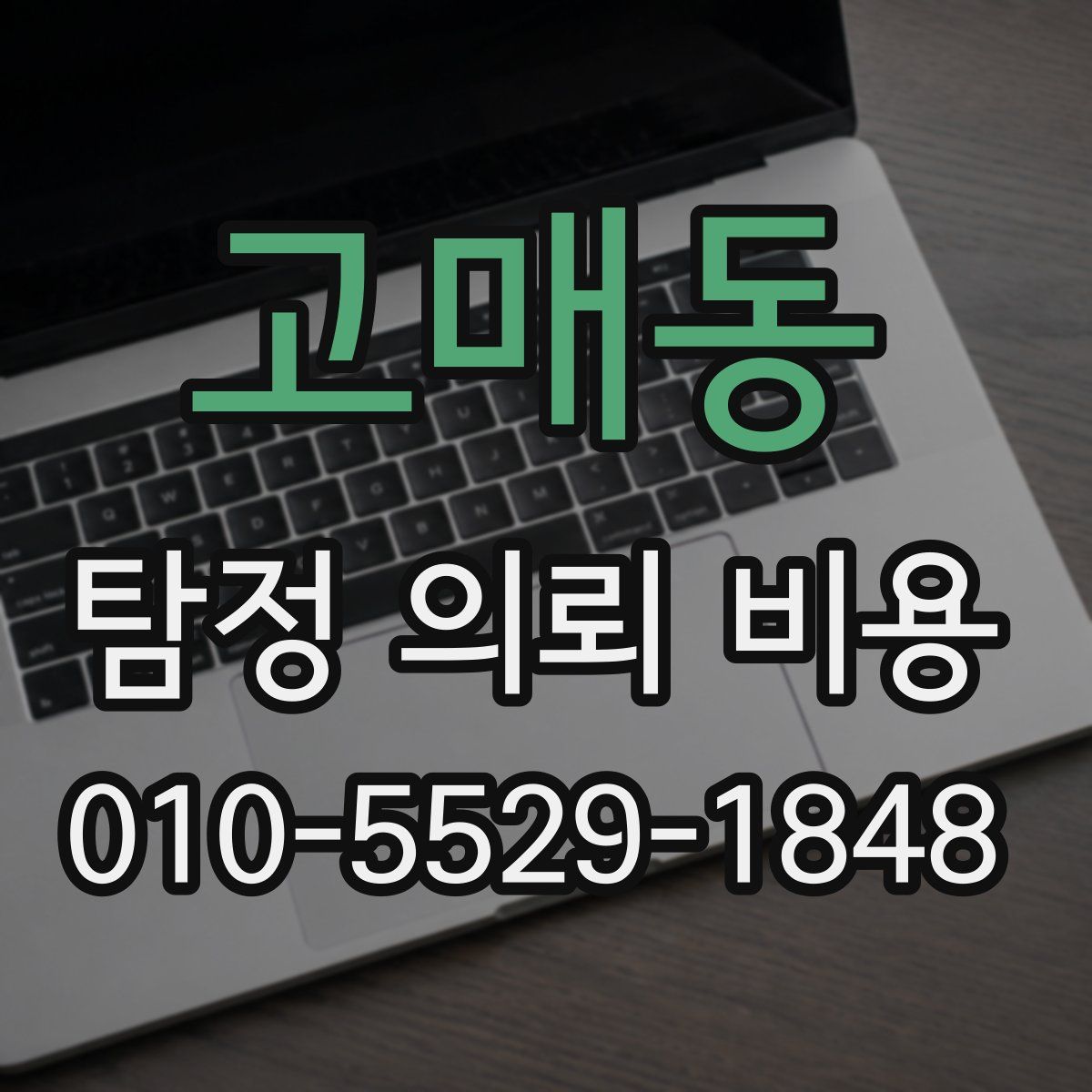 고매동 탐정 의뢰 비용