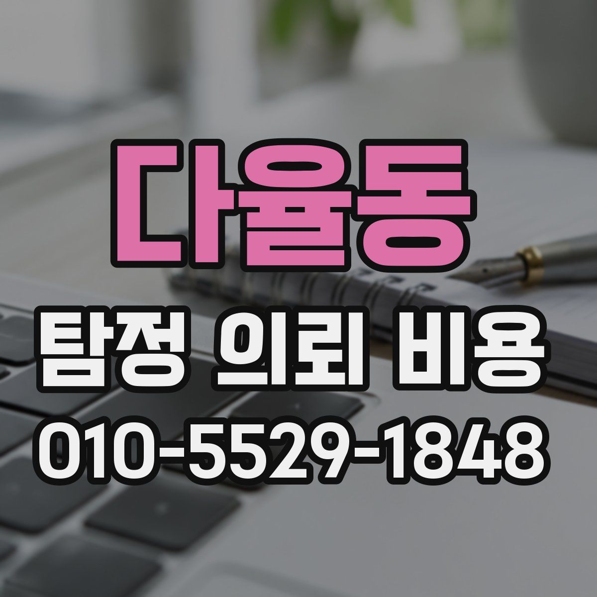 다율동 탐정 의뢰 비용