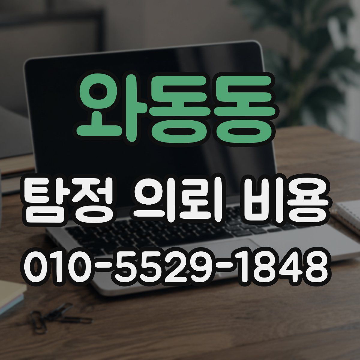 와동동 탐정 의뢰 비용