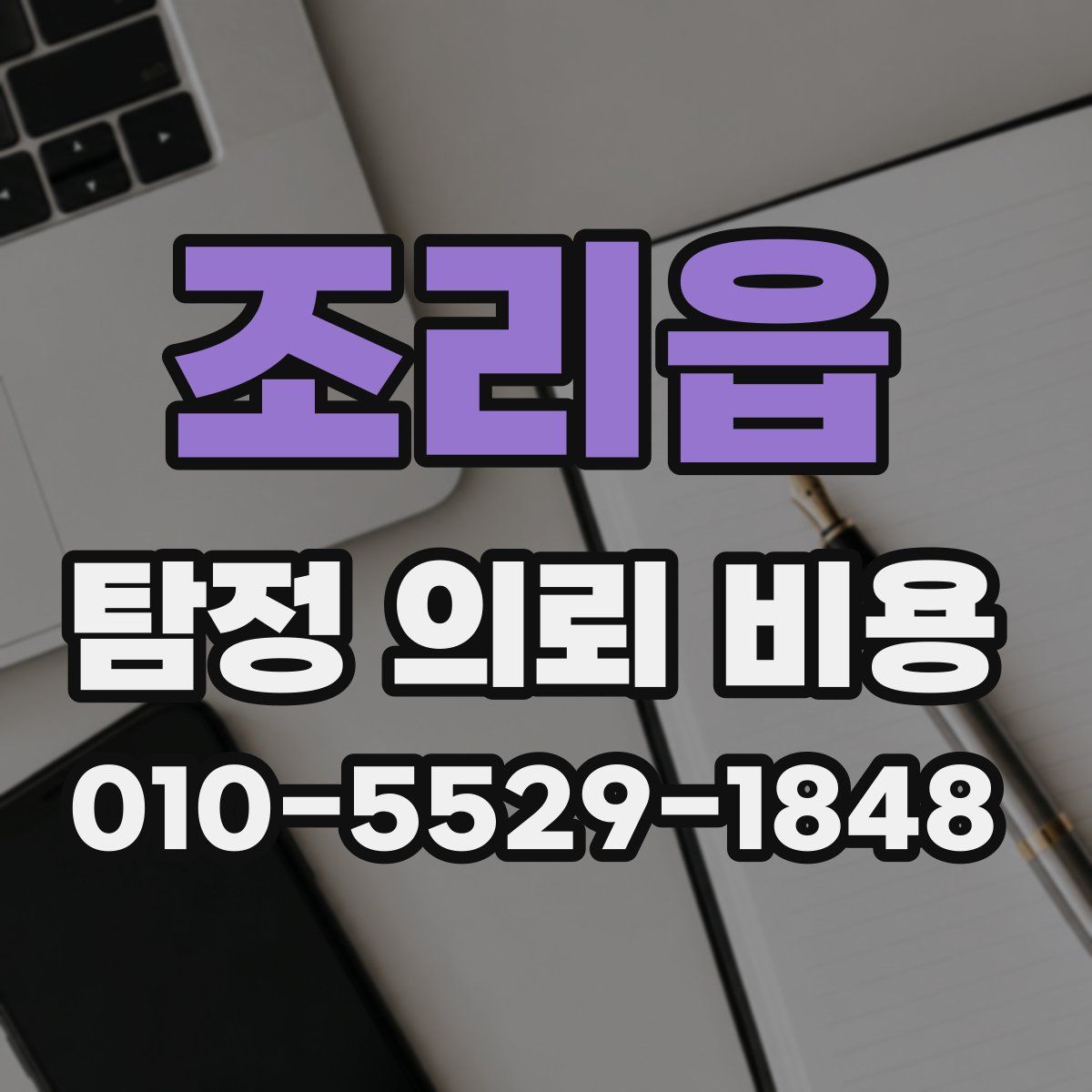 조리읍 탐정 의뢰 비용