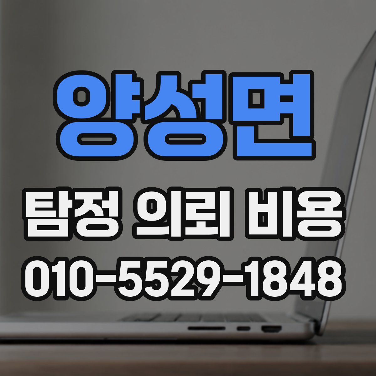 양성면 탐정 의뢰 비용