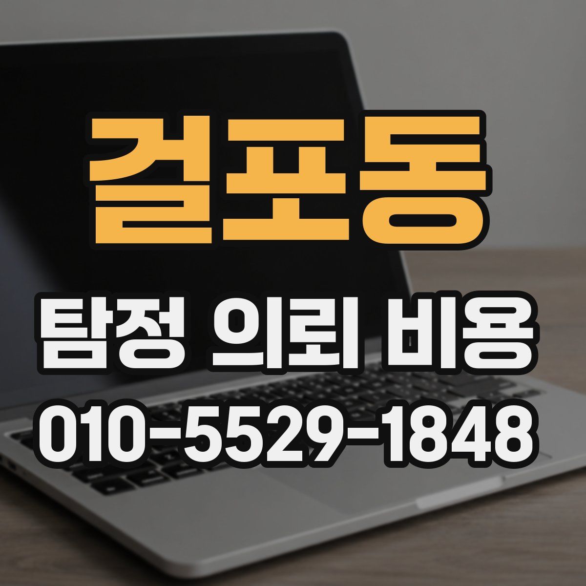 걸포동 탐정 의뢰 비용