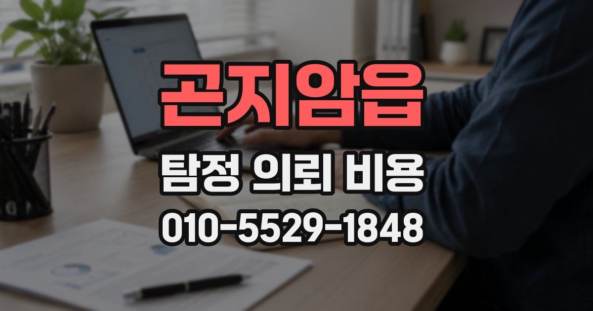 곤지암읍 탐정 의뢰 비용