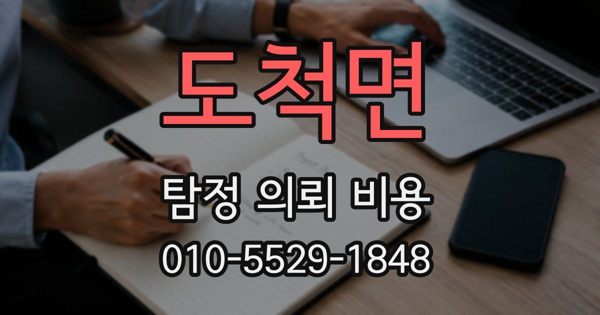 도척면 탐정 의뢰 비용