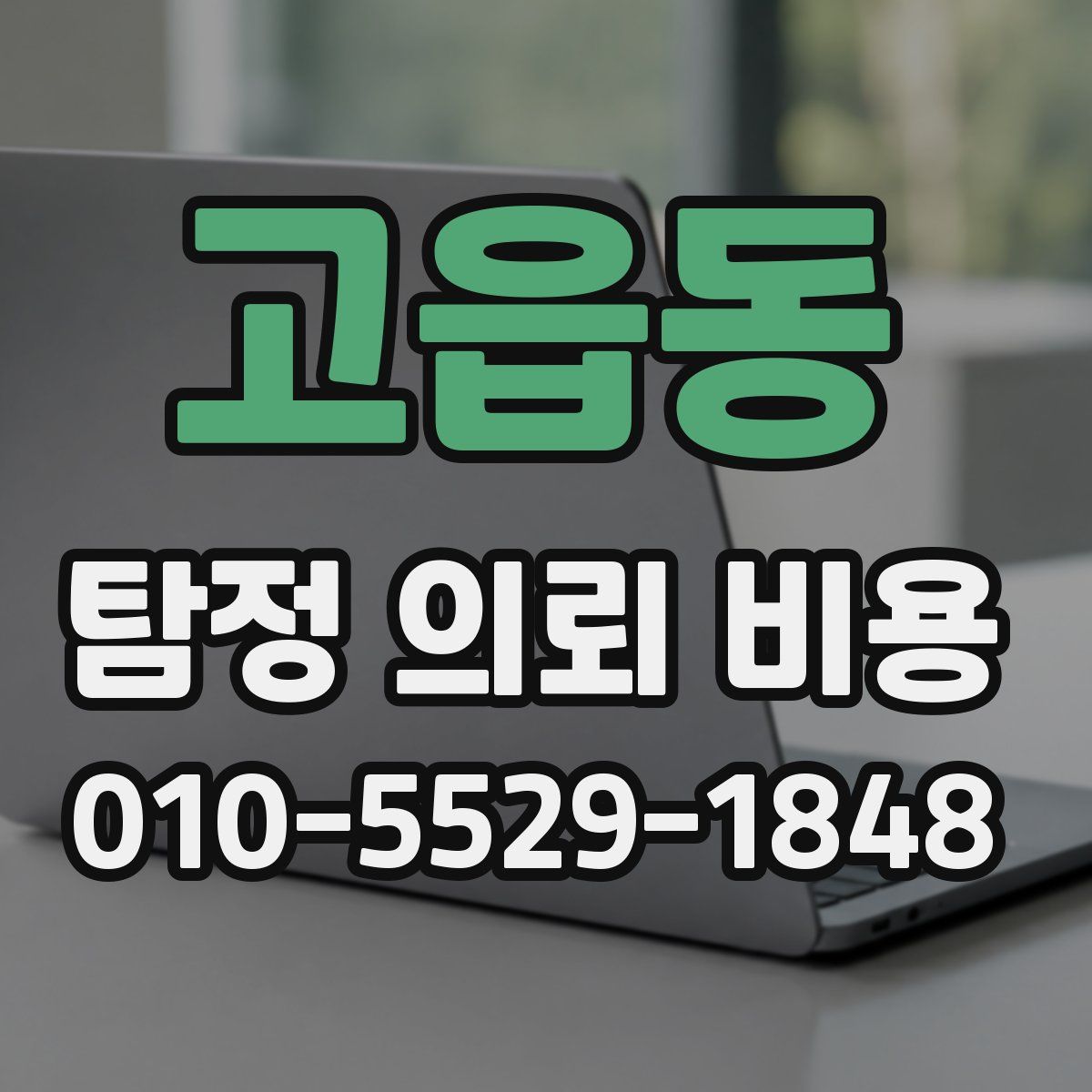 고읍동 탐정 의뢰 비용