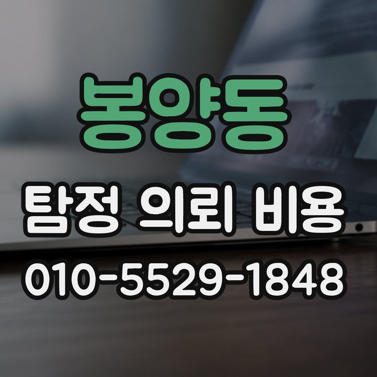 봉양동 탐정 의뢰 비용