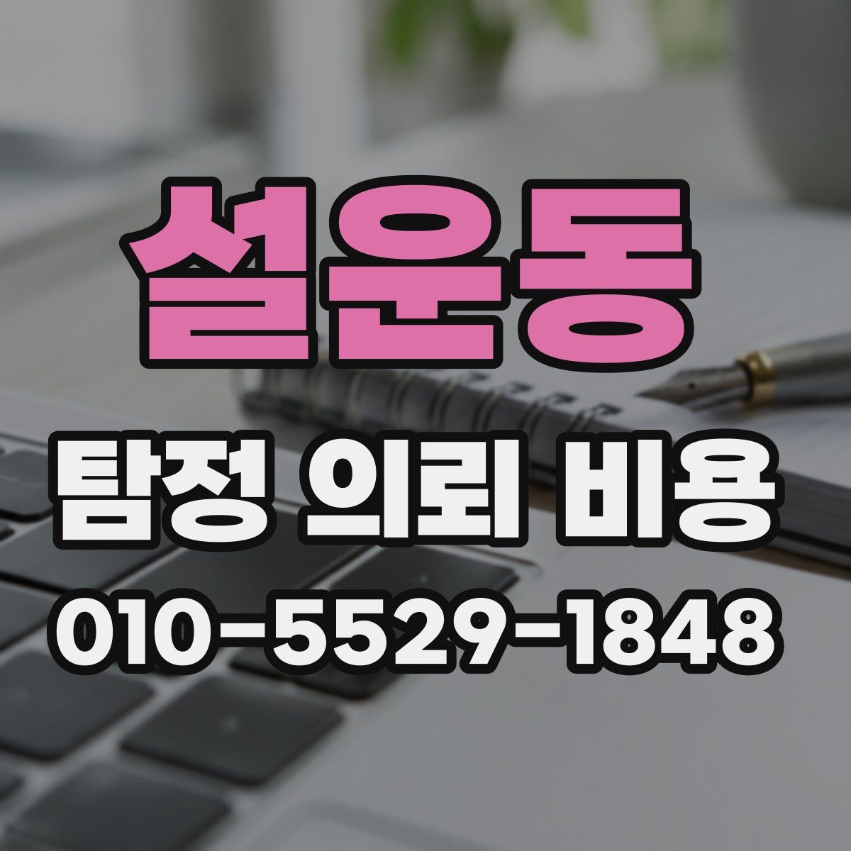 설운동 탐정 의뢰 비용