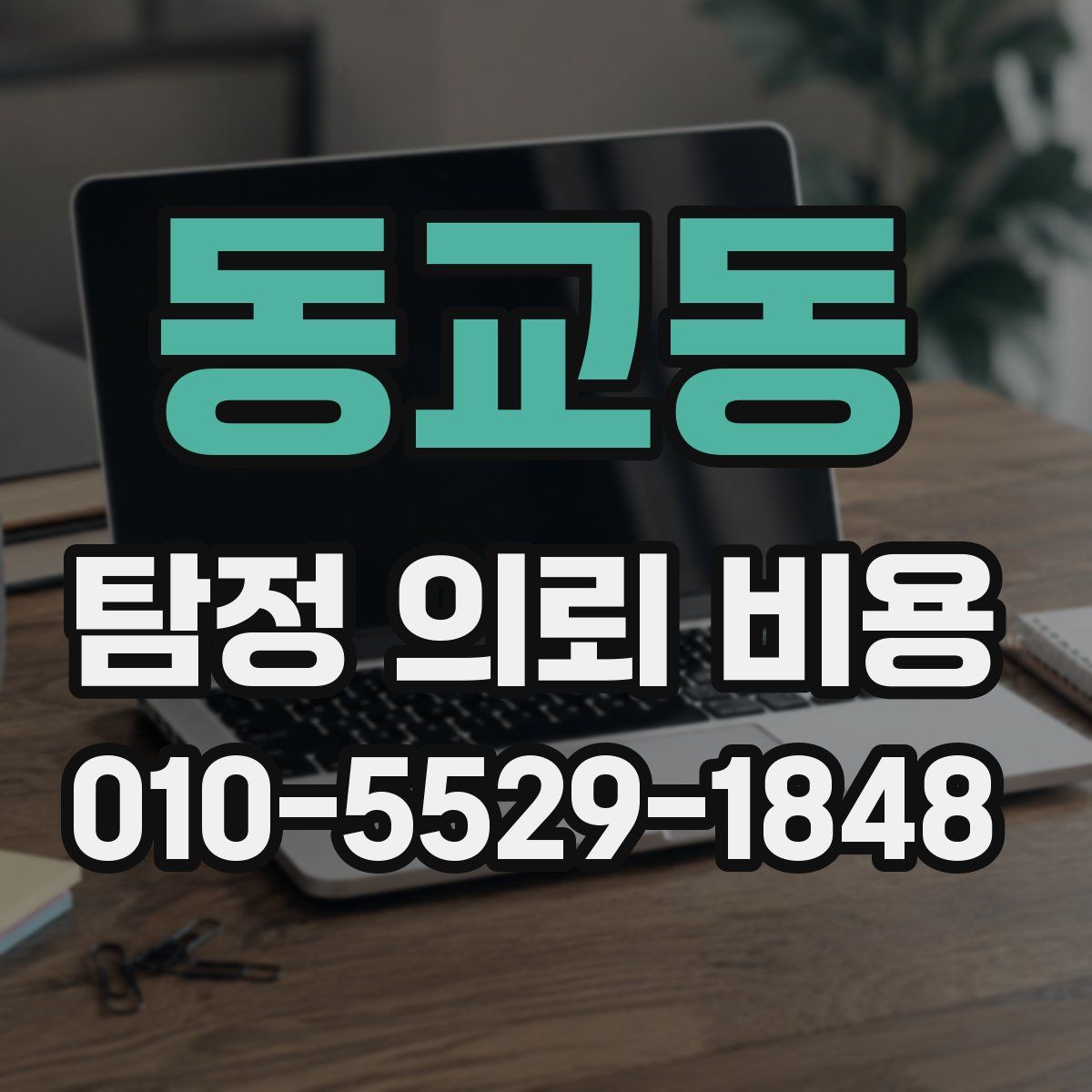 동교동 탐정 의뢰 비용