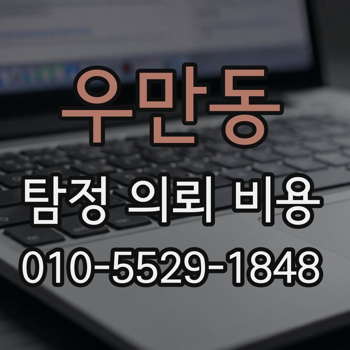 우만동 탐정 의뢰 비용