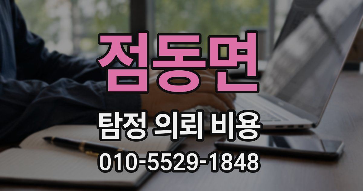 점동면 탐정 의뢰 비용