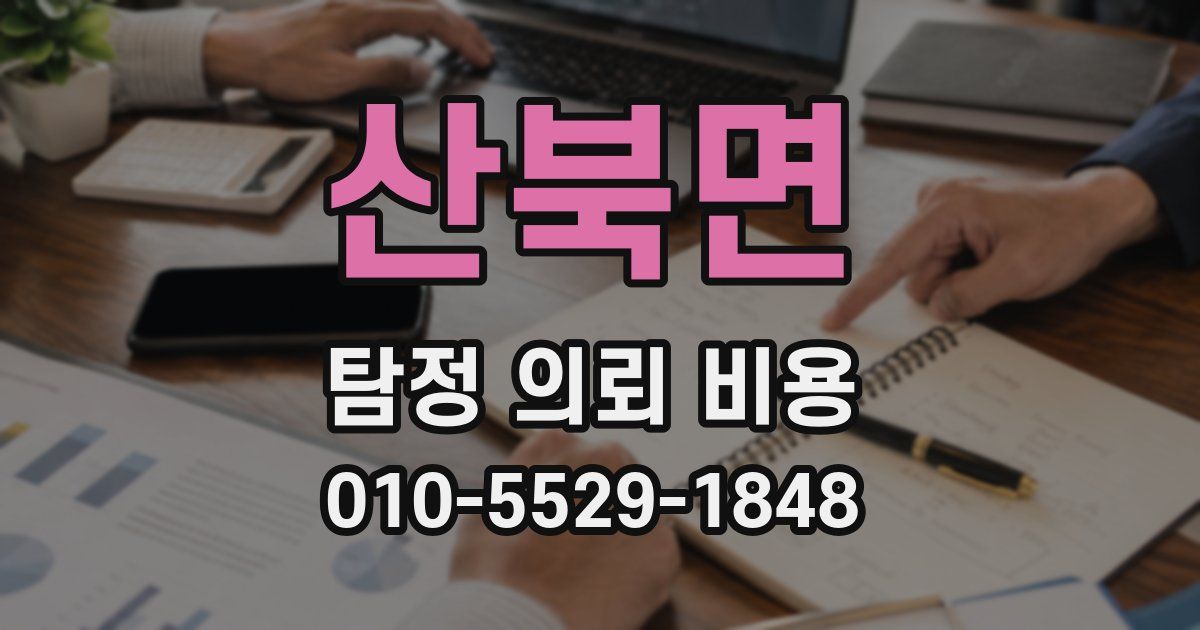 산북면 탐정 의뢰 비용