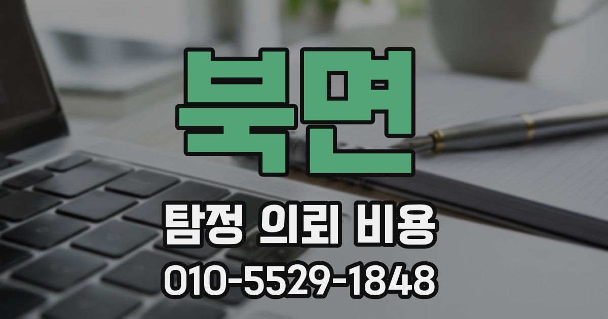 북면 탐정 의뢰 비용