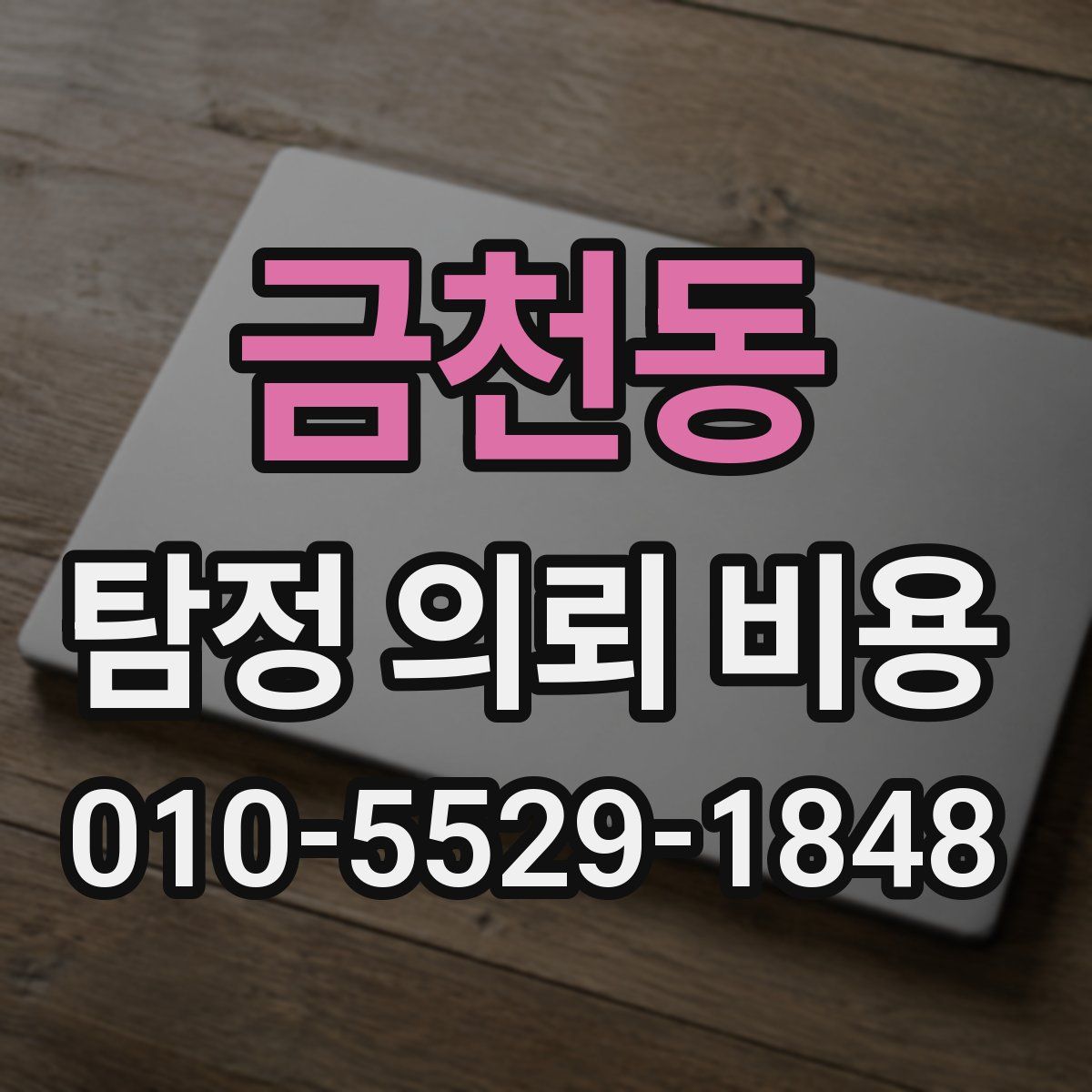 금천동 탐정 의뢰 비용