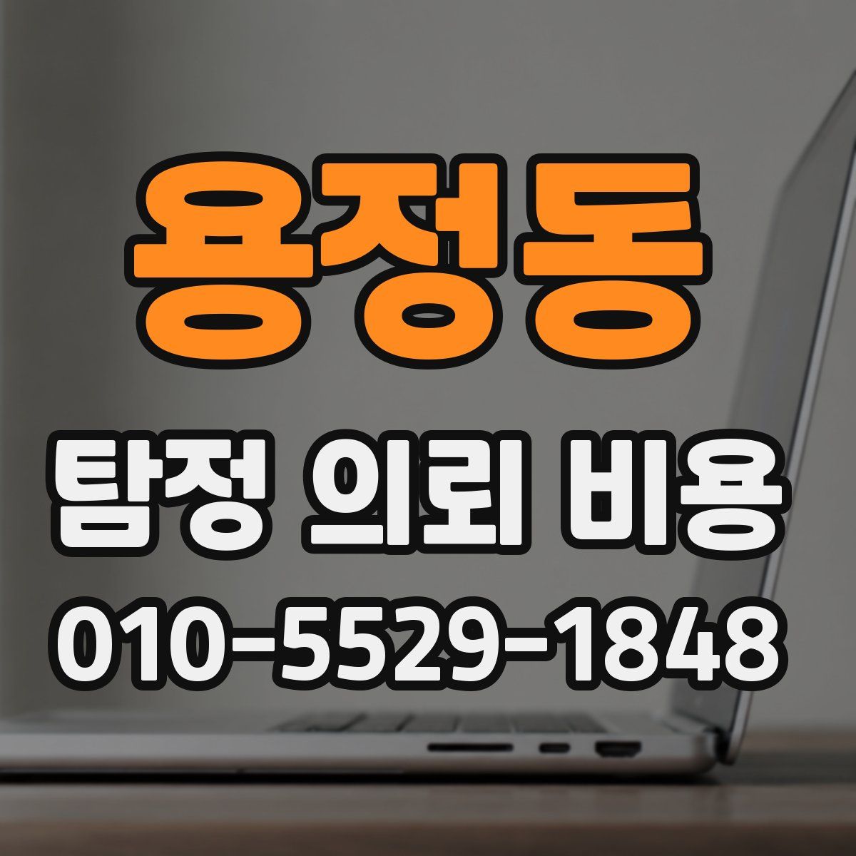 용정동 탐정 의뢰 비용