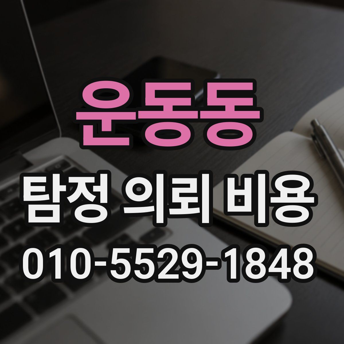 운동동 탐정 의뢰 비용