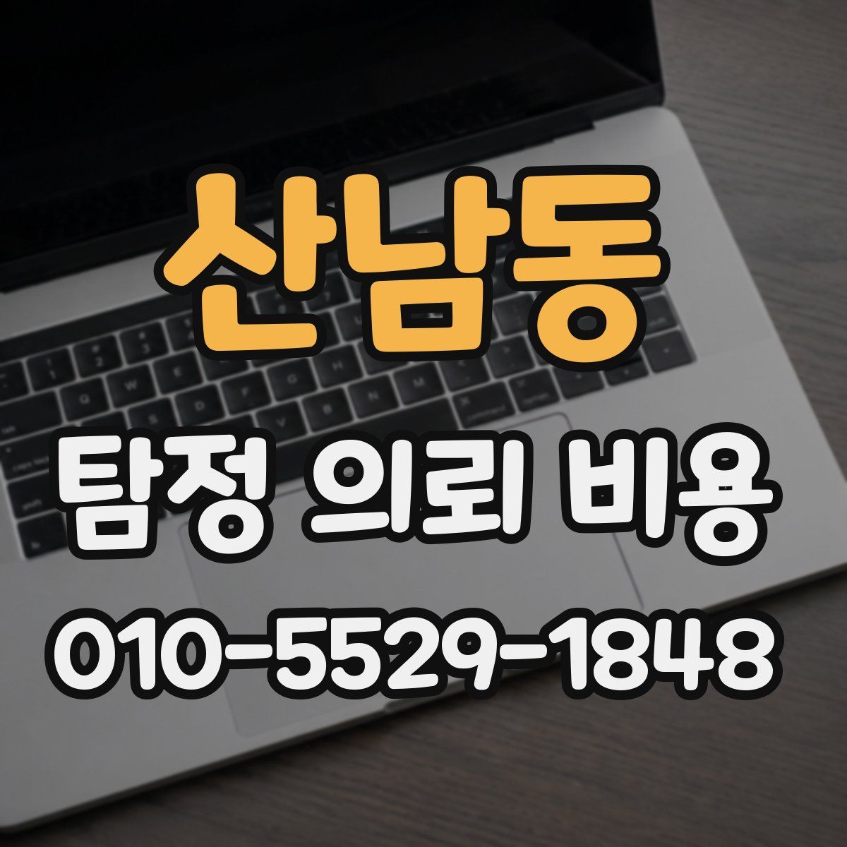 산남동 탐정 의뢰 비용