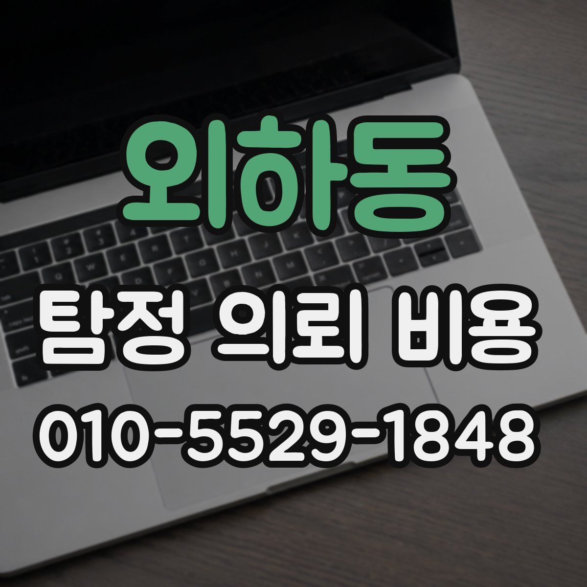 외하동 탐정 의뢰 비용