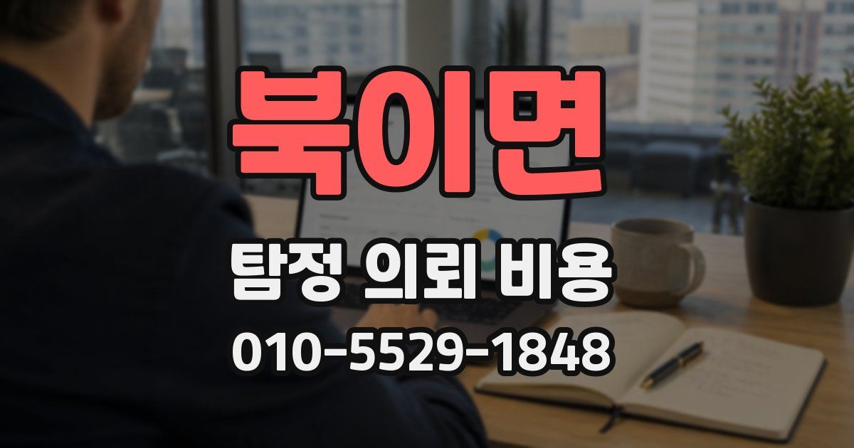 북이면 탐정 의뢰 비용