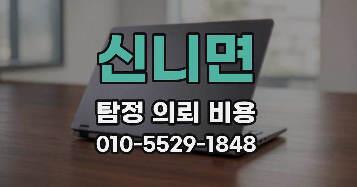 신니면 탐정 의뢰 비용