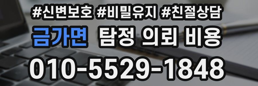 금가면 탐정 의뢰 비용