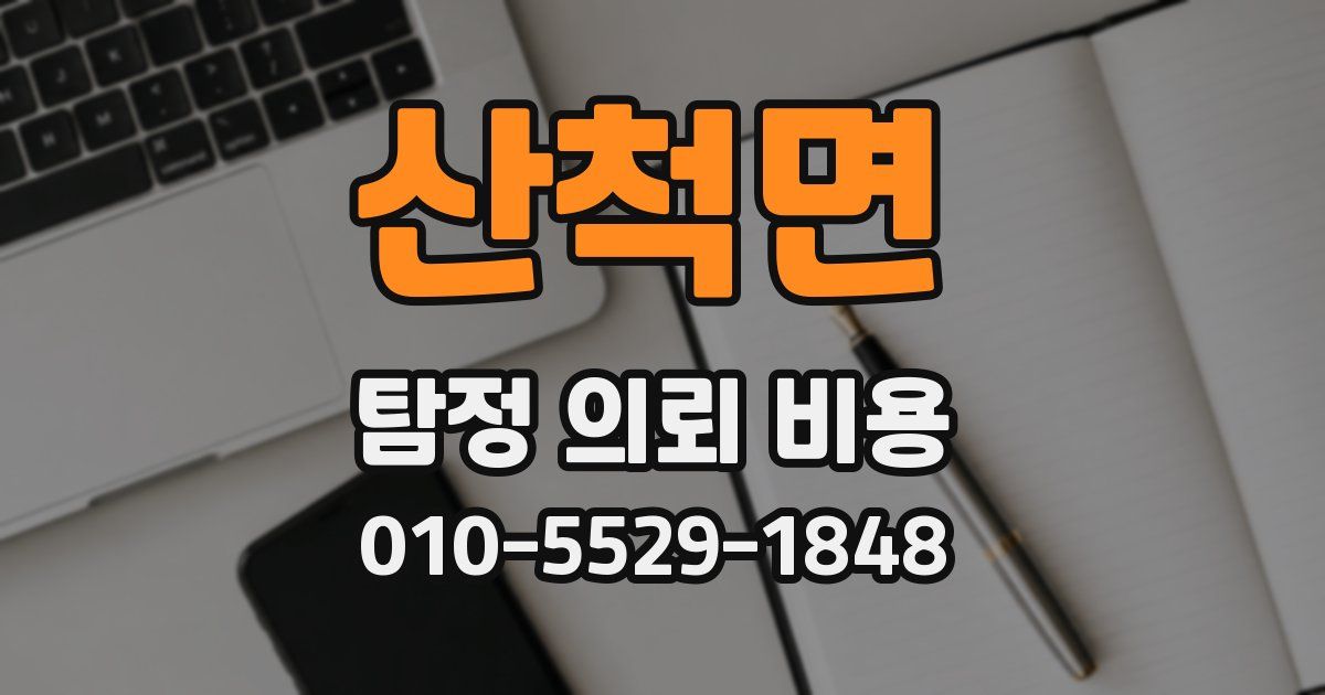 산척면 탐정 의뢰 비용