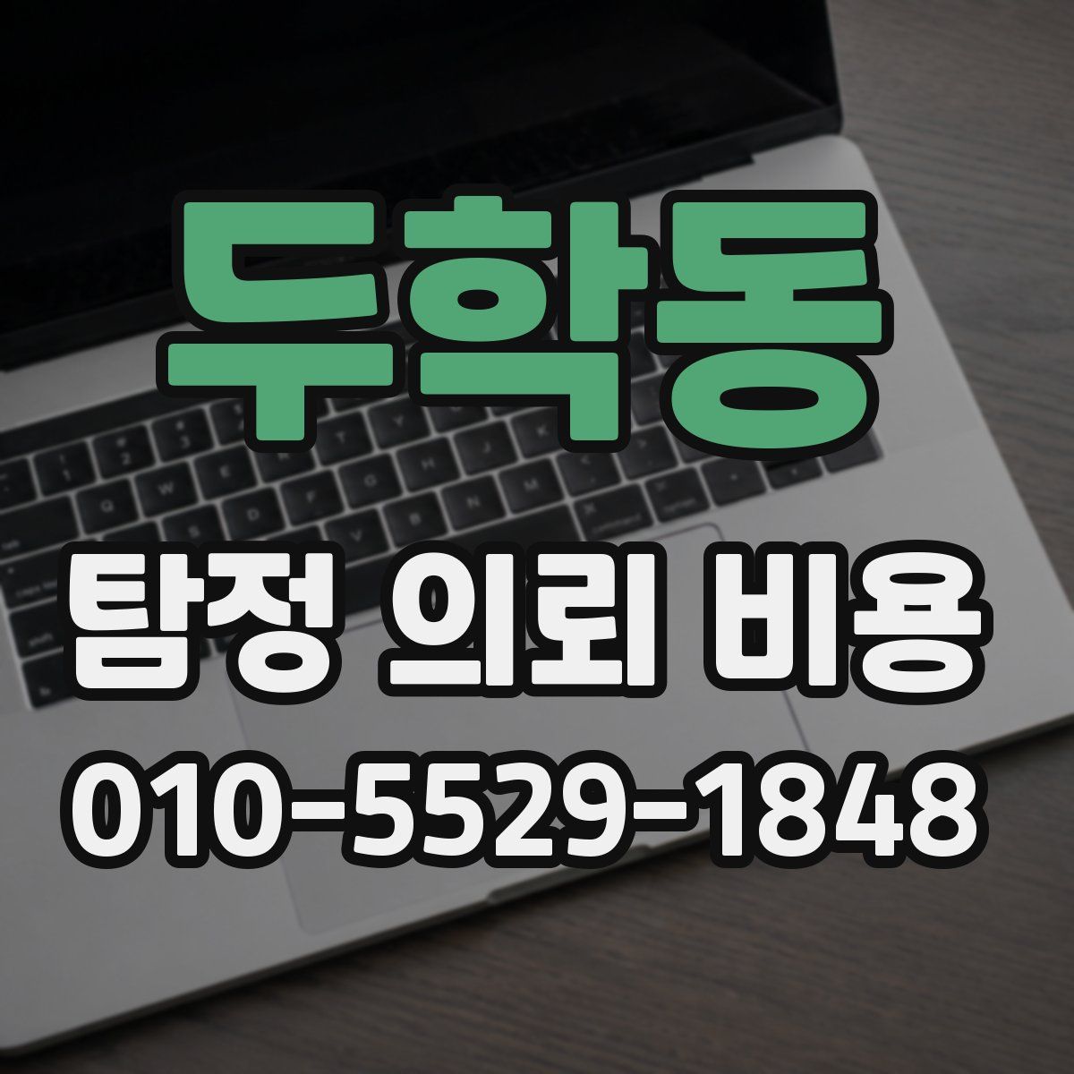 두학동 탐정 의뢰 비용