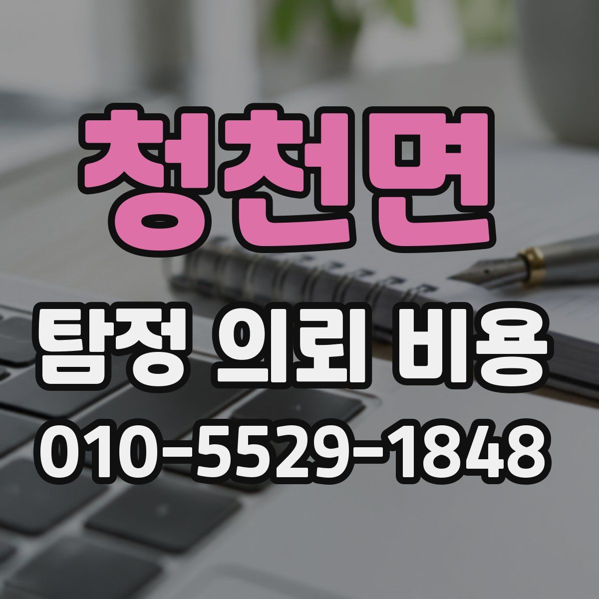 청천면 탐정 의뢰 비용