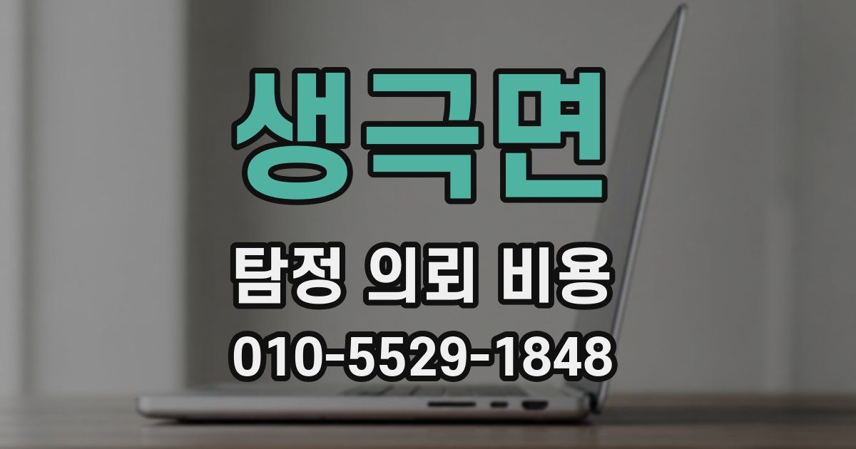 생극면 탐정 의뢰 비용