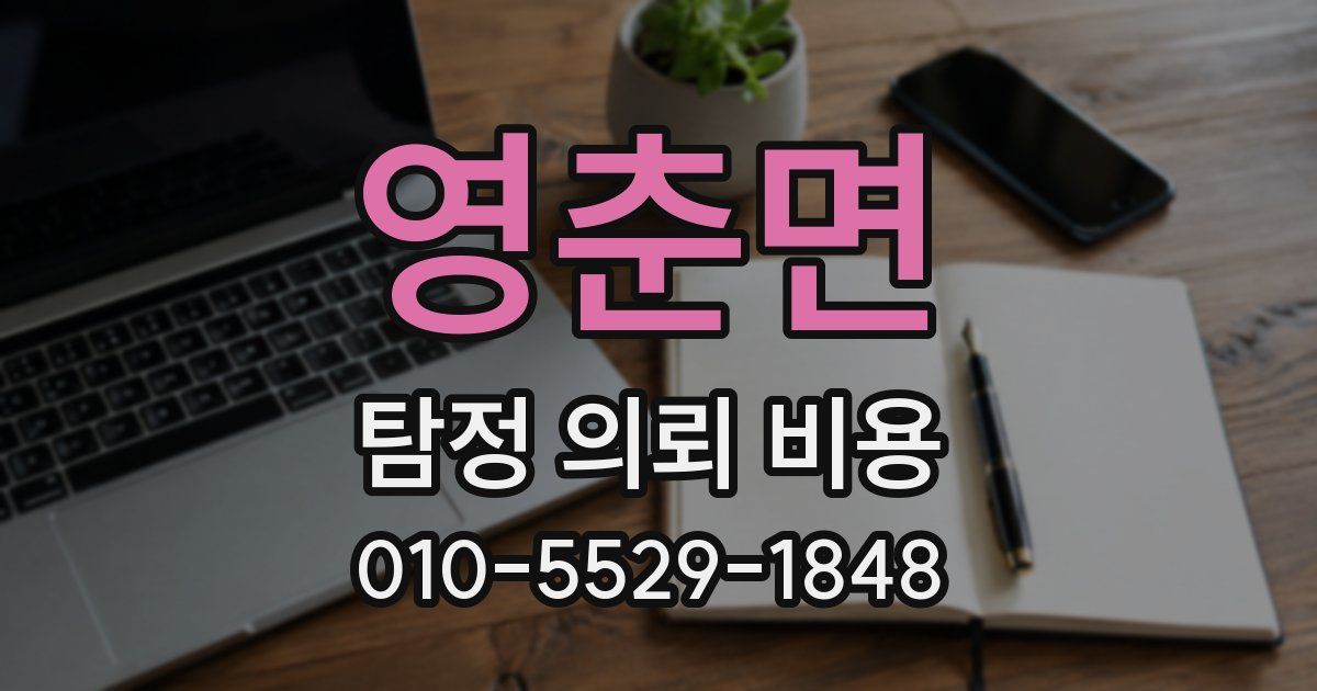 영춘면 탐정 의뢰 비용