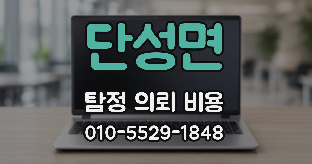 단성면 탐정 의뢰 비용