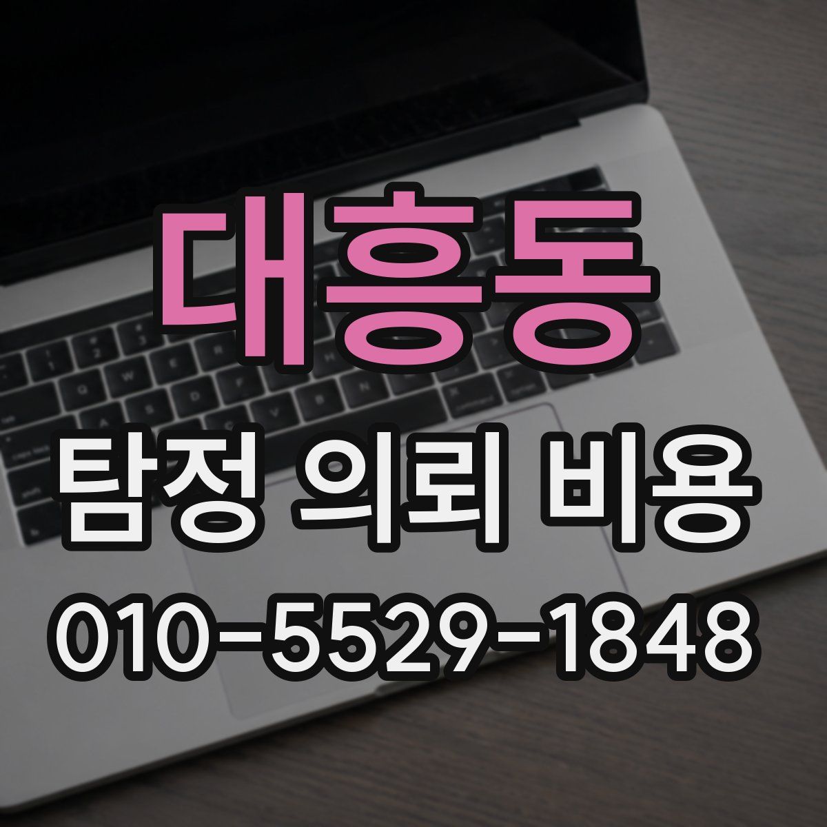 대흥동 탐정 의뢰 비용